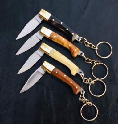 2.5" Key Chain Pattada Folding Knife