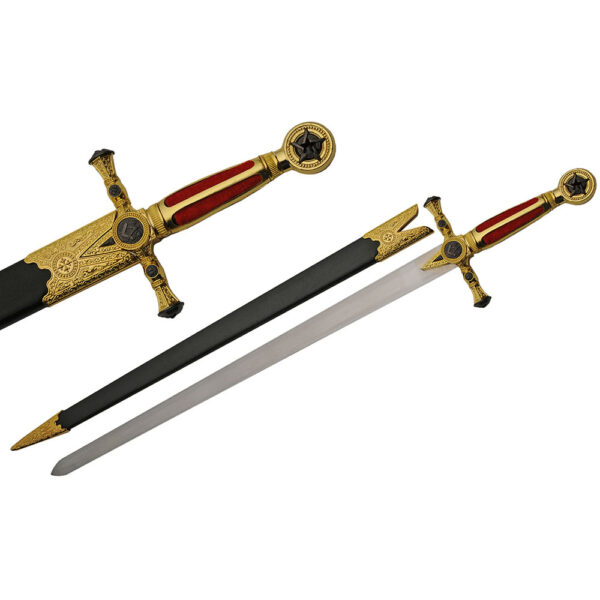 33" Red Masonic Sword